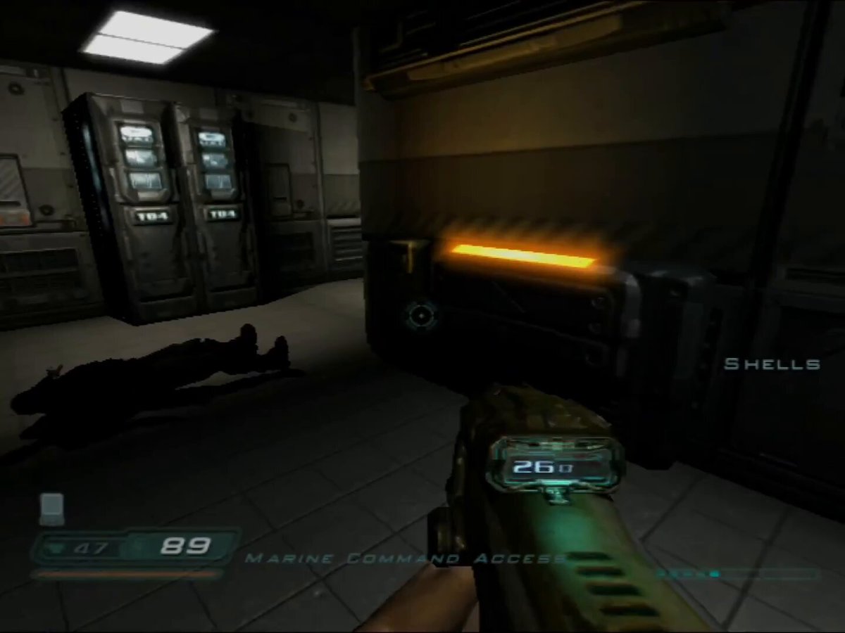 Doom 3 traded fast-paced action for pure survival horror. Swapping between your weapon and flashlight in the dark Mars base was absolute anxiety.