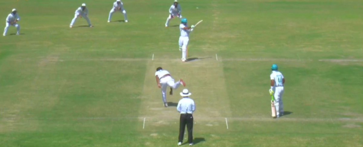 BABAR AZAM DISMISSED AGAIN ON A BOUNCER! ❌ Babar Azam dismissed for 12 runs on his first-class return.