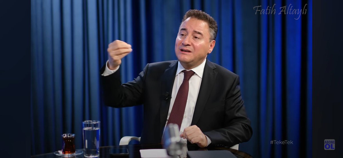 Ali Babacan; Fon mağdurları hk. "Yargı yönetemez, denetler. Şuan yargıya yönettirmeye çalışıyorlar. Asıl krizin çözülmesiyle ilgili hangi mekanizma kuruldu? Hangi yeni görevlendirmeler yapıldı? Sıfır. Hiç bir şey yok."