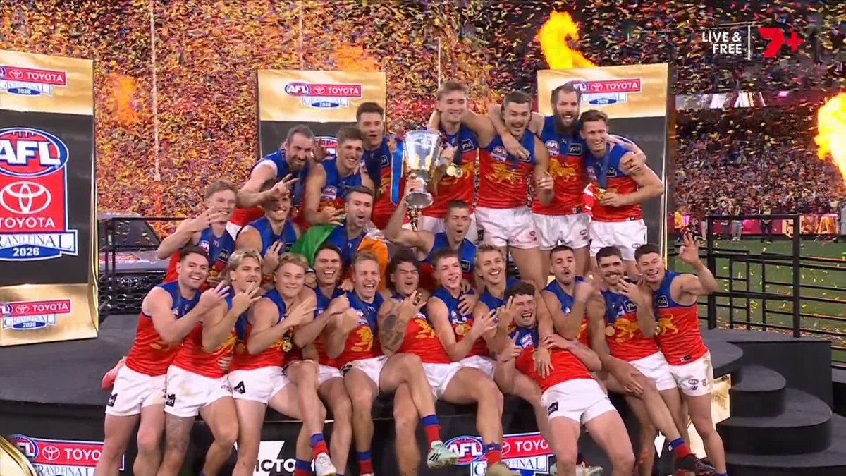 Soak it in, Lions fans! #AFLGF