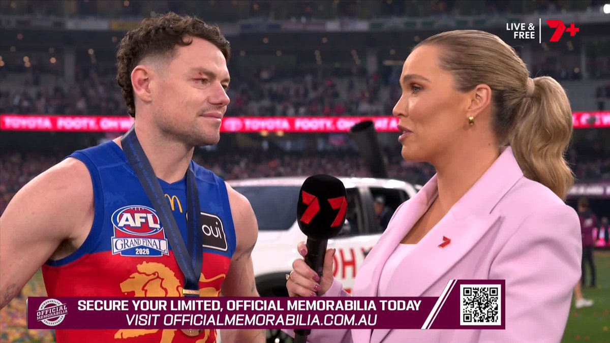 🗣️ "I love this group, and I'm going to miss them very much." Lachie Neale says farewell to Brisbane 👋