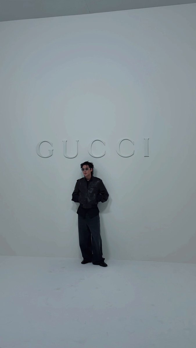 Until next time, Milan. ❤️ BILLKIN GLOWING IN MILAN #GUCCISS27xBILLKIN #BILLKINBAGUCCI #GucciTheStoreShow #Bbillkin #Gucci gucci