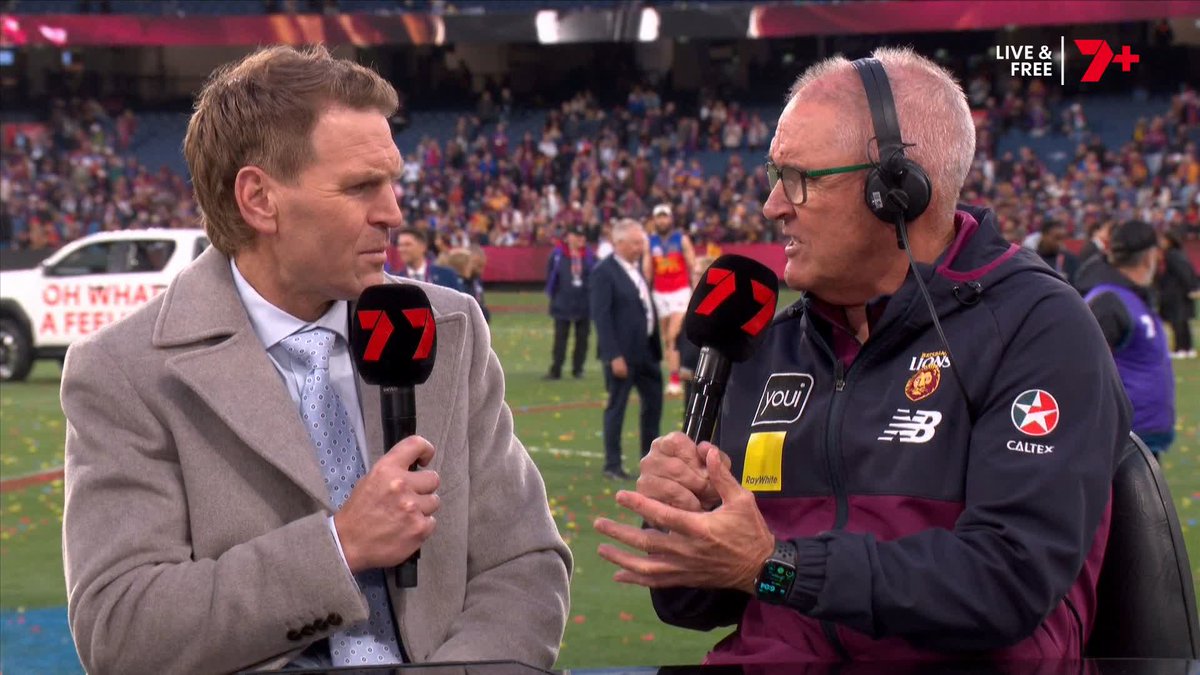 🗣️ "It's not locked in (coaching in 2027). It's a very taxing job, being an AFL coach." - Chris Fagan on his coaching future #AFLGF