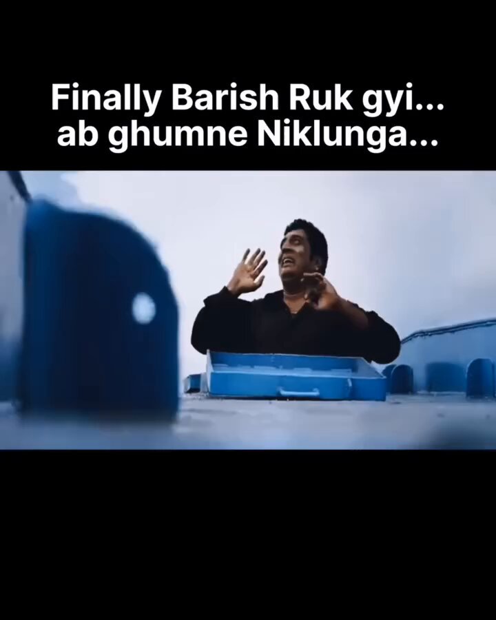 Finally 😭😭 baaris ruk gyi