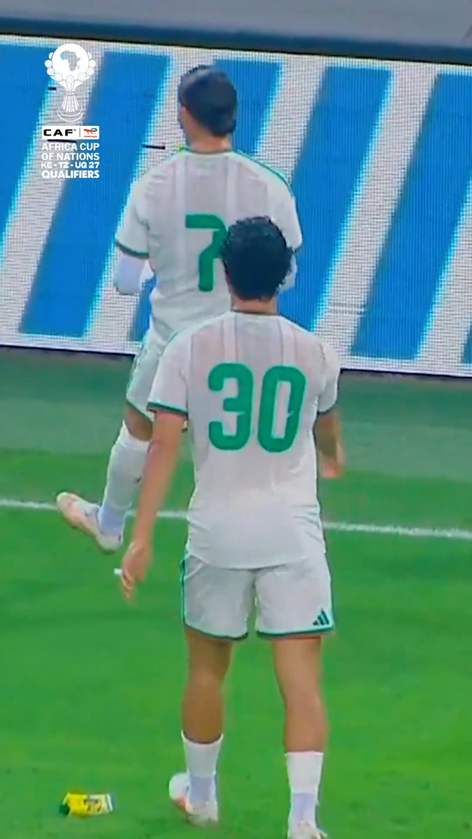 A brilliant team move, a perfectly timed assist, and a fine finish from Anis Hadj Moussa. 🇩🇿⚽️ #TotalEnergiesAFCON2027