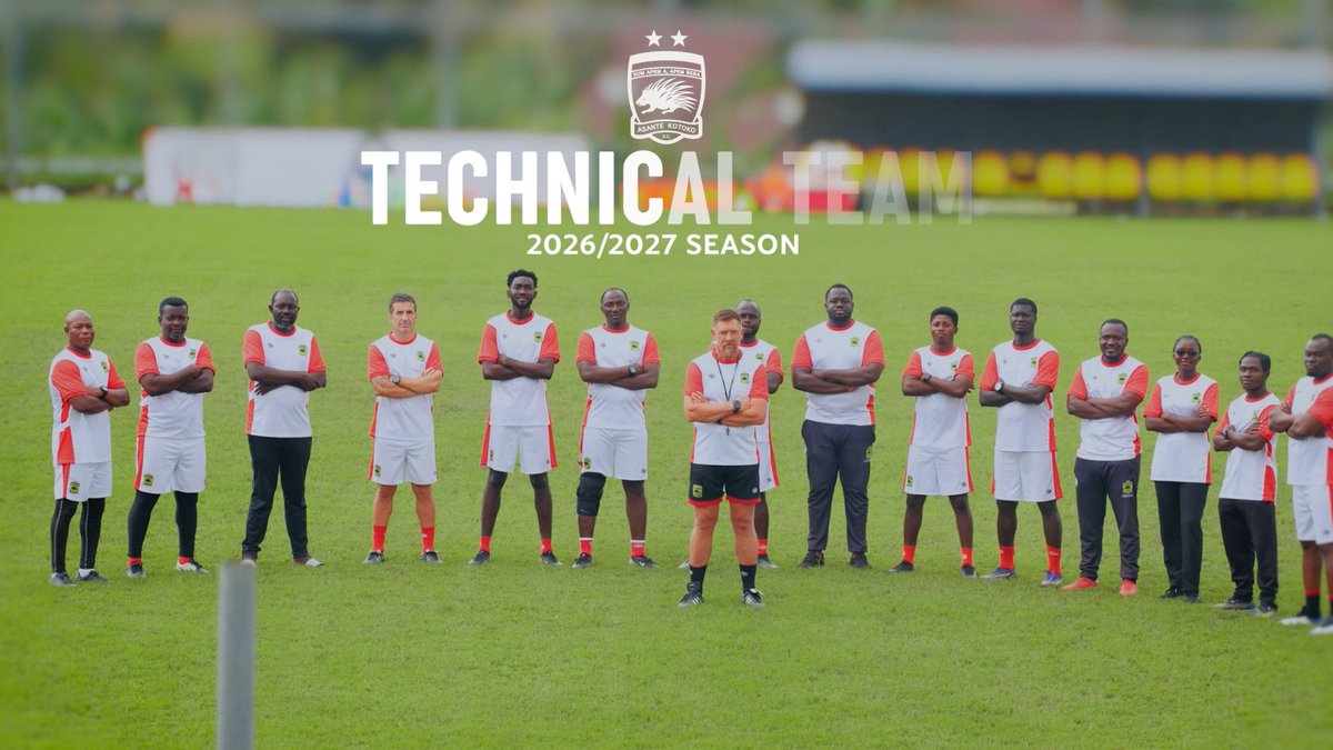 The Men Behind the Squad! ๐ดโช Meet our Technical Team for the 2026/2027 season. Led by Head Coach Eric Tinkler. #UnitedinHeritageDrivenbyExcellence