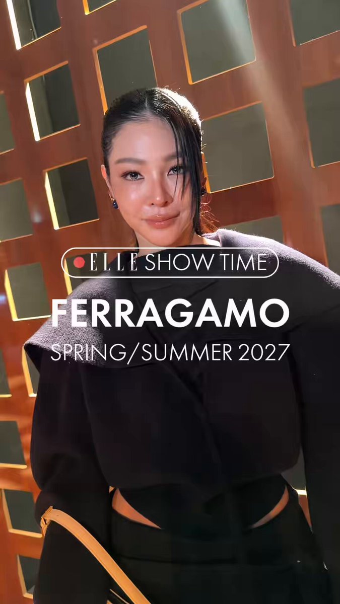 #ELLEShowtime ส่องลุคชมโชว์ของฝ้าย พีรญา Faye Malisorn ในลุคเรียบแต่หรูหราสำหรับเข้าร่วมแฟชั่นโชว์ Ferragamo คอลเล็กชั่น Spring/Summer 2027 ที่มิลานแฟชั่นวีคในวันนี้ #ELLEThailand #Ferragamo #FerragamoSS27xFaye #FerragamoxFaye