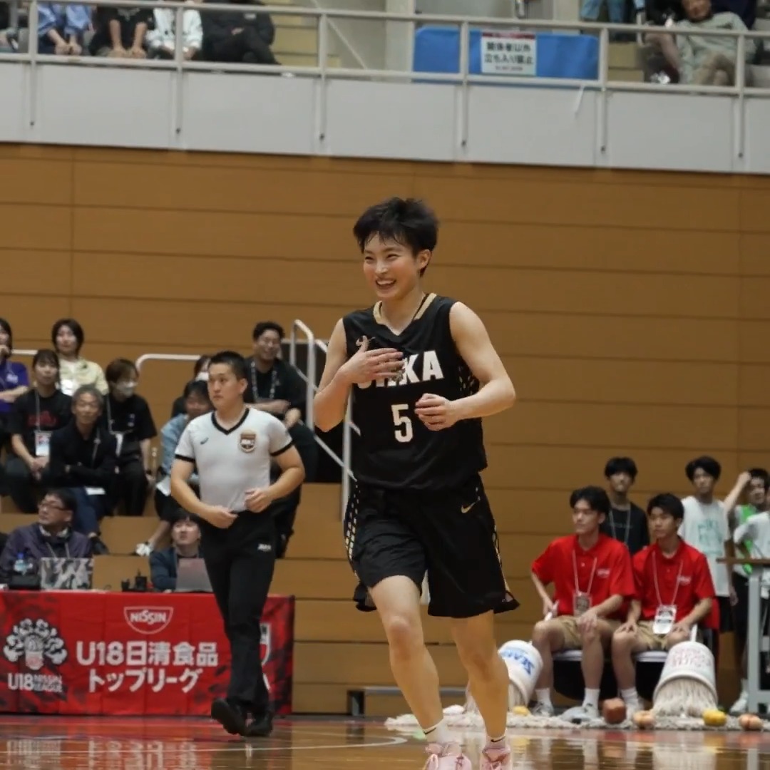 世代屈指のスーパーエースが躍動🇯🇵 キレッキレのプレーでライバル校対決を制す🪄 桜花学園#5 竹内 みや(PG|3年|161cm) 🆚京都精華学園 23 PTS|4 REB|4 AST|3 STL #U18日清食品トップリーグ #高校バスケ