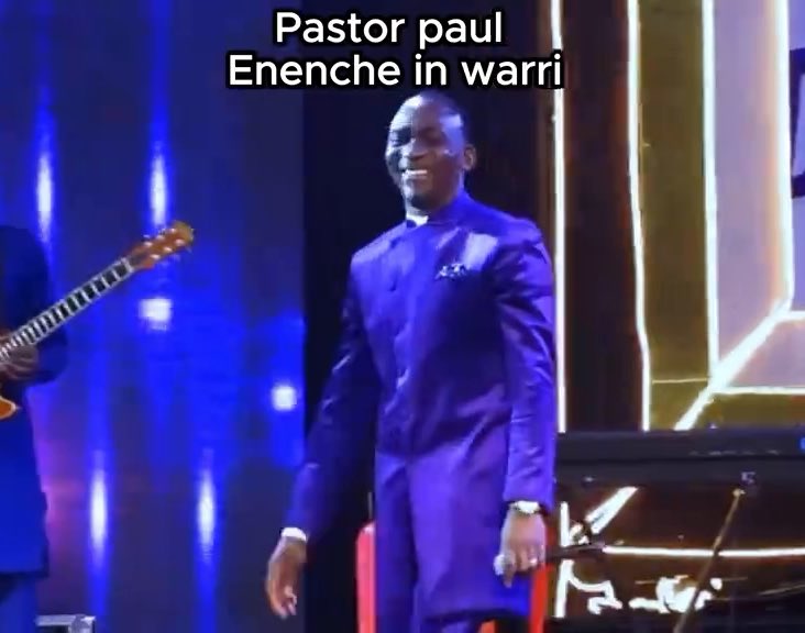 Pastor Paul Enenche went to minister in Warri…then this happened 😂