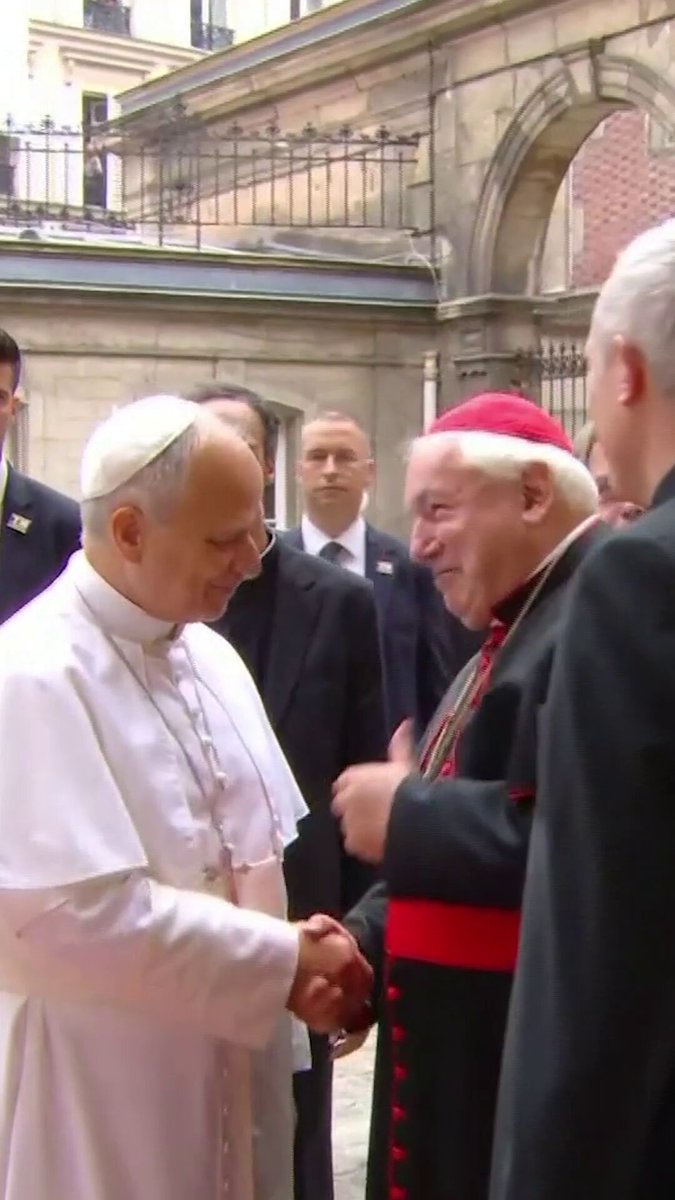 Highlights of Pope Leo XIV's visit to the Catholic University of Paris, where he meets with the Paris Synodal Assembly and newly baptized Catholics.