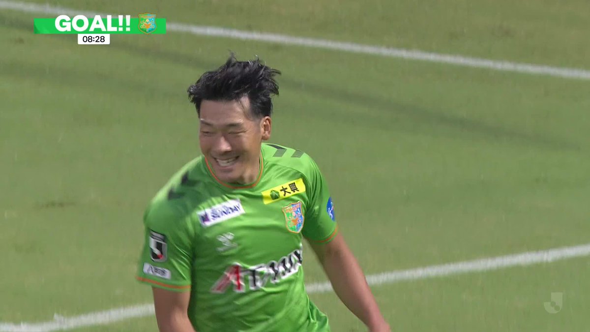 八戸4試合ぶりのゴールは先制点！✨ 🎦 ゴール動画 🏆 明治安田Ｊ２リーグ 🆚 磐田vs八戸 🔢 0-1 ⌚️ 9分 ⚽️ 音泉 翔眞（八戸） #Ｊリーグ