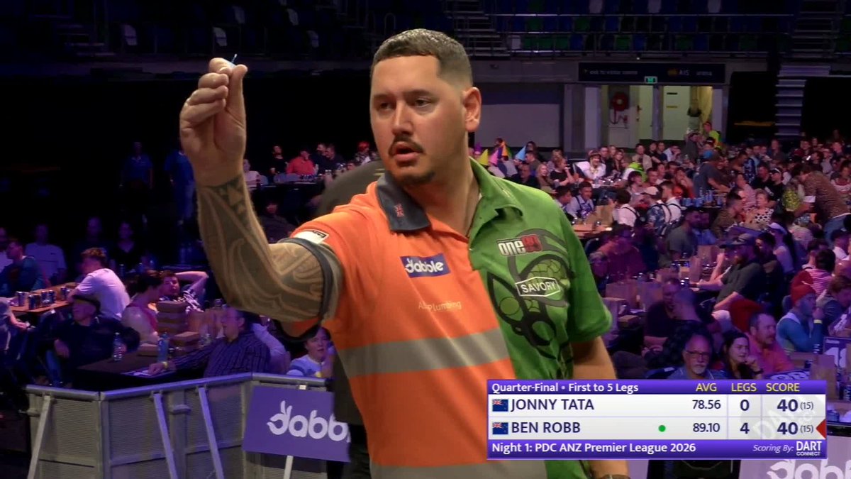 ROBB ANNIHILATES TATA IN KIWI BATTLE! Ben Robb makes an ANZ Premier League statement with a whitewash 5-0 win over Jonny Tata to reach the final four in Canberra! 📺 #ANZPL | Night One