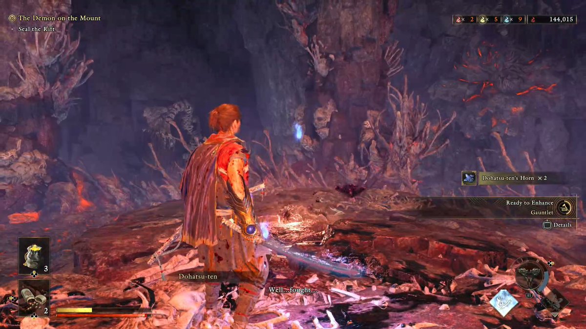 I'm really sorry Dohatsu-ten 😭 In case you didn't know, you can do this in Onimusha. 🗿