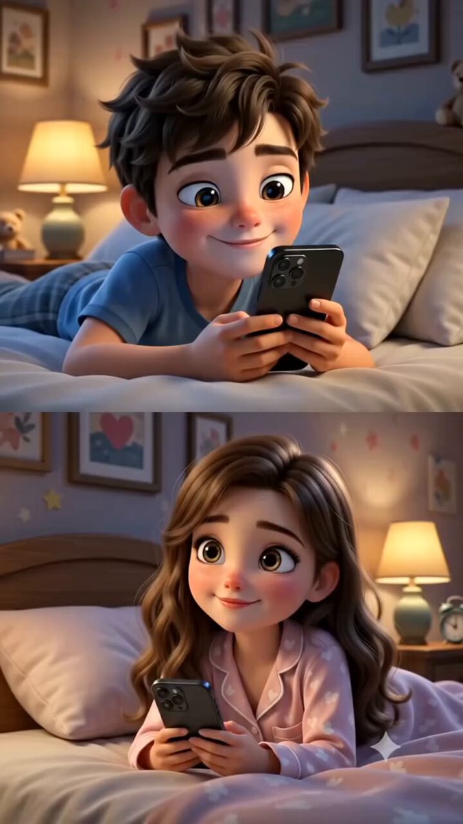 Miles apart... but still falling asleep together. ❤️