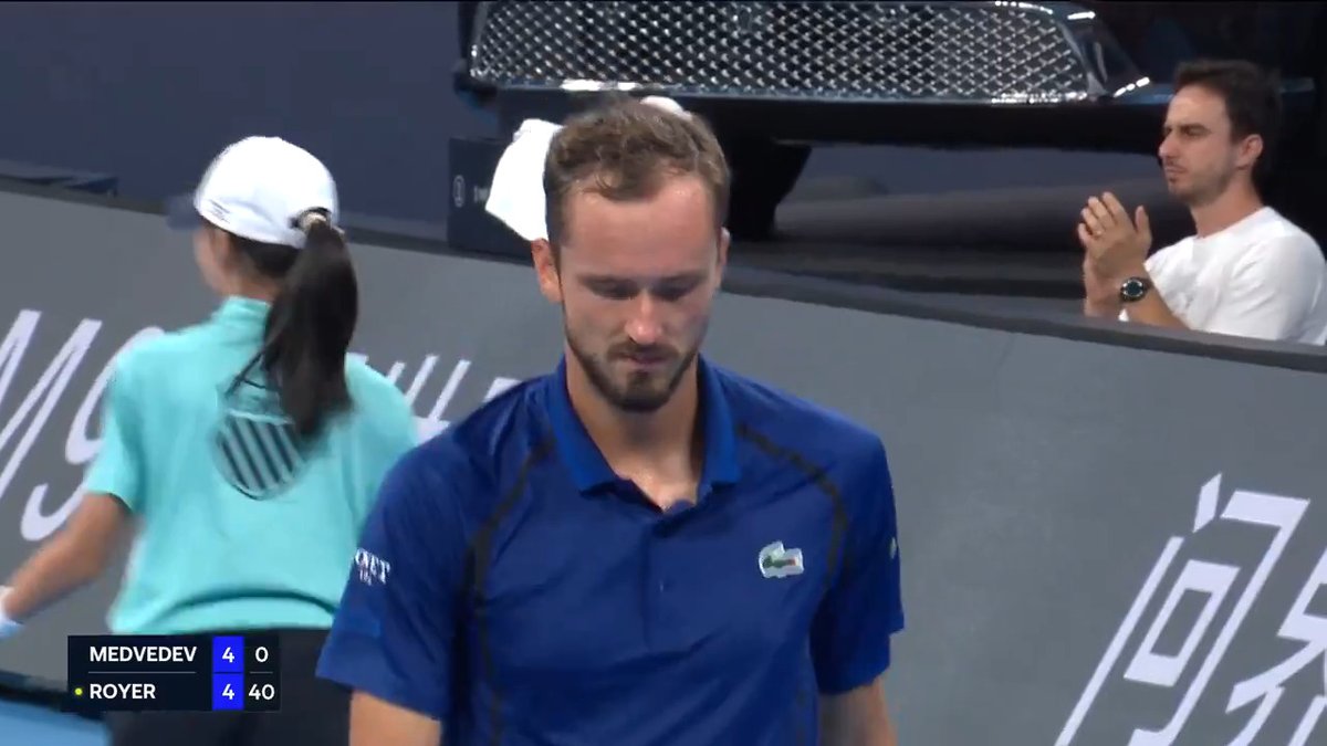 That's very cheeky, Daniil Medvedev 😜 Hangzhou Open | #HangzhouOpen