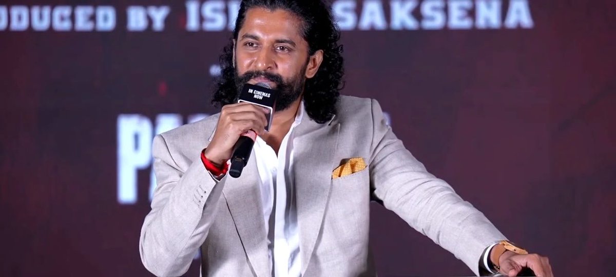 A BIG STATEMENT from #Nani : “I haven’t seen THIS KIND OF RESPONSE for any film in RECENT TIMES. With each passing show, #TheParadise is getting more positive and turning into a BETTER FILM…”