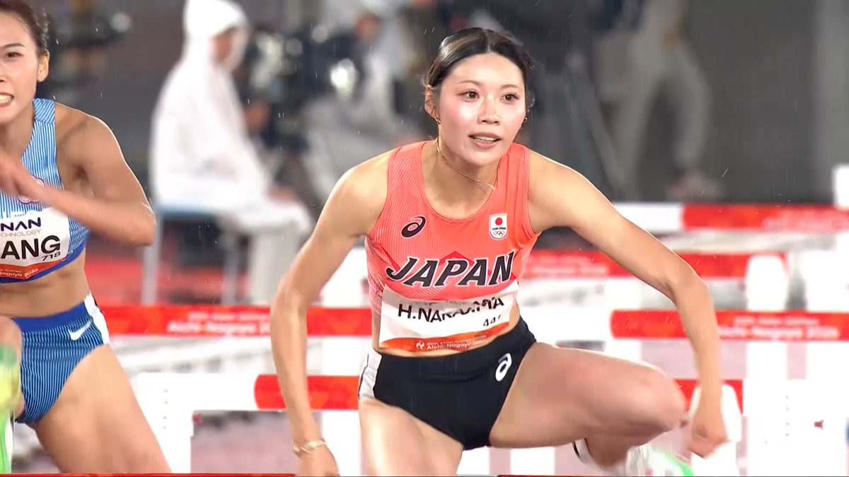 ／ #アジア大会愛知名古屋 📺#TBS 系列独占生放送中✨🎌 ＼ 🇯🇵#中島ひとみ 決勝進出‼️ ✅🏃‍♀️陸上 女子100mハードル🔥予選🔥 1組1着 ⏱️12.85 📺放送スケジュールはコチラ 💻U-NEXTで複数チャンネル同時生配信▷ 📲TVerでもLIVE配信▷ © Olympic Council of Asia 2026 #陸上