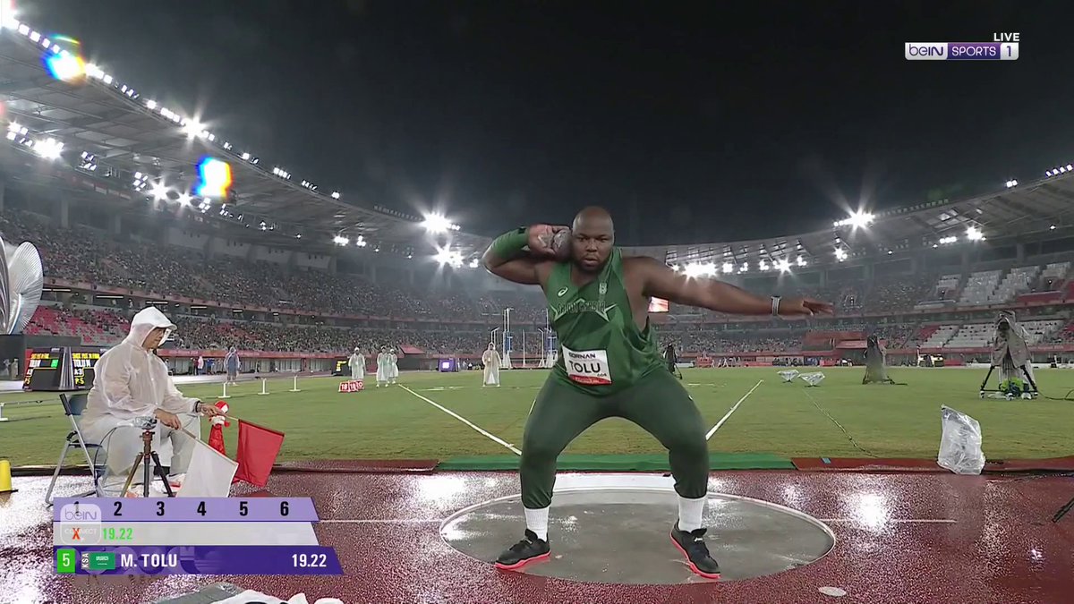 🇸🇦🥉 السعودي محمد تولو يتوّج ببرونزية مسابقة دفع الكرة الحديدية للرجال #آسياد_آيتشي_ناغويا2026