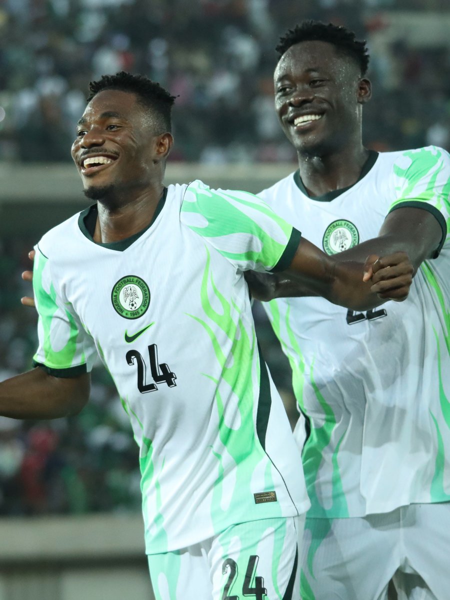 A one-man show from Moses Usor, finished in style on Nigeria’s road through the #TotalEnergiesAFCON2027 qualifiers. 🇳🇬⚡️