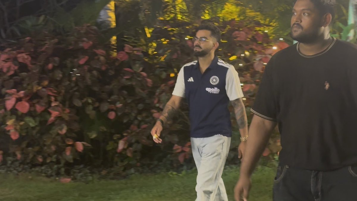 Team India players, including Rohit Sharma, Virat Kohli, Shubman Gill and head coach Gautam Gambhir, arrive for the announcement of the BCCI’s new title sponsorship with Muthoot FinCorp.