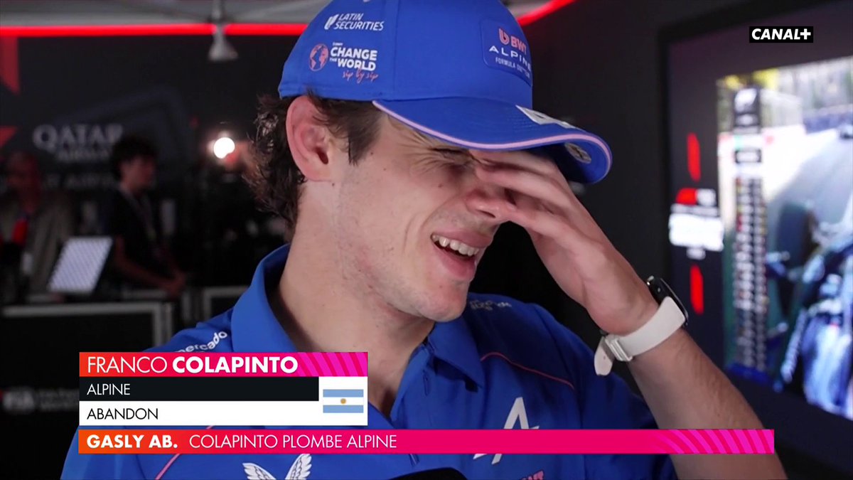🗣️ "C’est ma faute." Colapinto affiche des regrets après son accrochage en course avec son coéquipier 😣 #AzerbaijanGP #F1