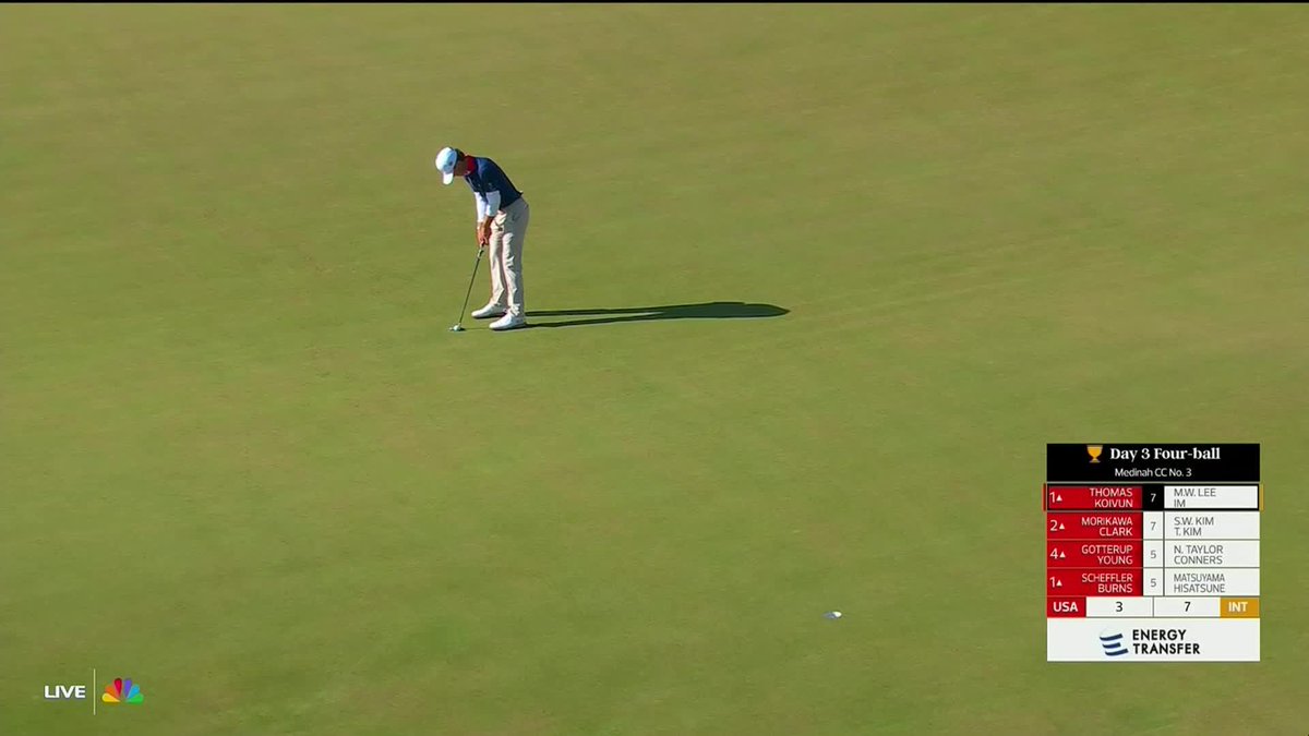 JACKSON KOIVUN IS CASH. He buries another birdie 🔥 📺 NBC