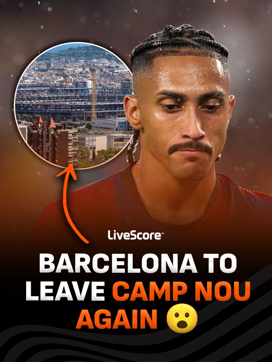 Barcelona are leaving Camp Nou again for the second time in three seasons 😮🔄 They will move back to the Estadi Olímpic Lluís Companys for the start of the 2028/2029 season 🏟️