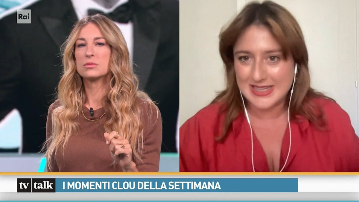 𝗠𝗶𝗰𝗵𝗲𝗹𝗮 𝗚𝗶𝗿𝗮𝘂𝗱 💛 𝗩𝗮𝗹𝗲𝗿𝗶𝗮 𝗠𝗮𝗿𝗶𝗻𝗶 ✨ A tal punto che sarebbe pronta a rinunciare anche al suo 𝙏𝙫 𝙏𝙖𝙡𝙠 𝘼𝙬𝙖𝙧𝙙 🏆 𝗧𝘃 𝗧𝗮𝗹𝗸 è su #RaiPlay 📺 #MichelaGiraud | #ValeriaMarini | #TvTalk | Michela Giraud