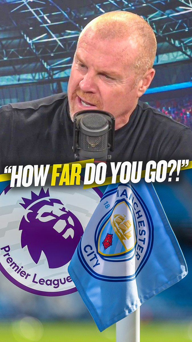😬"There will be knock-on effects!" Sean Dyche reacts to Manchester City being found guilty of financial breaches!