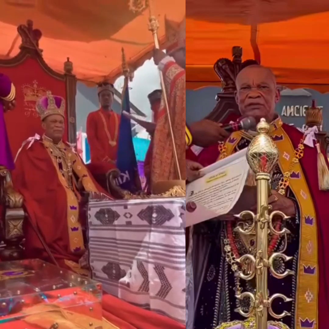 His Majesty King Charles Douglas Mac-Pepple Jaja, Jeki VI, has been officially crowned as the new Amayanabo and Treaty King of Opobo Kingdom, Rivers State, today, Saturday, September 26, 2026.