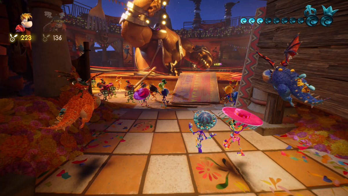 In Rayman Legends Retold adventure looks better from a dragon's back!