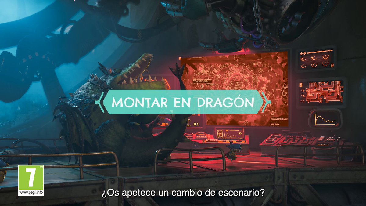 Todo parece mejor desde el lomo de un dragón 🐉