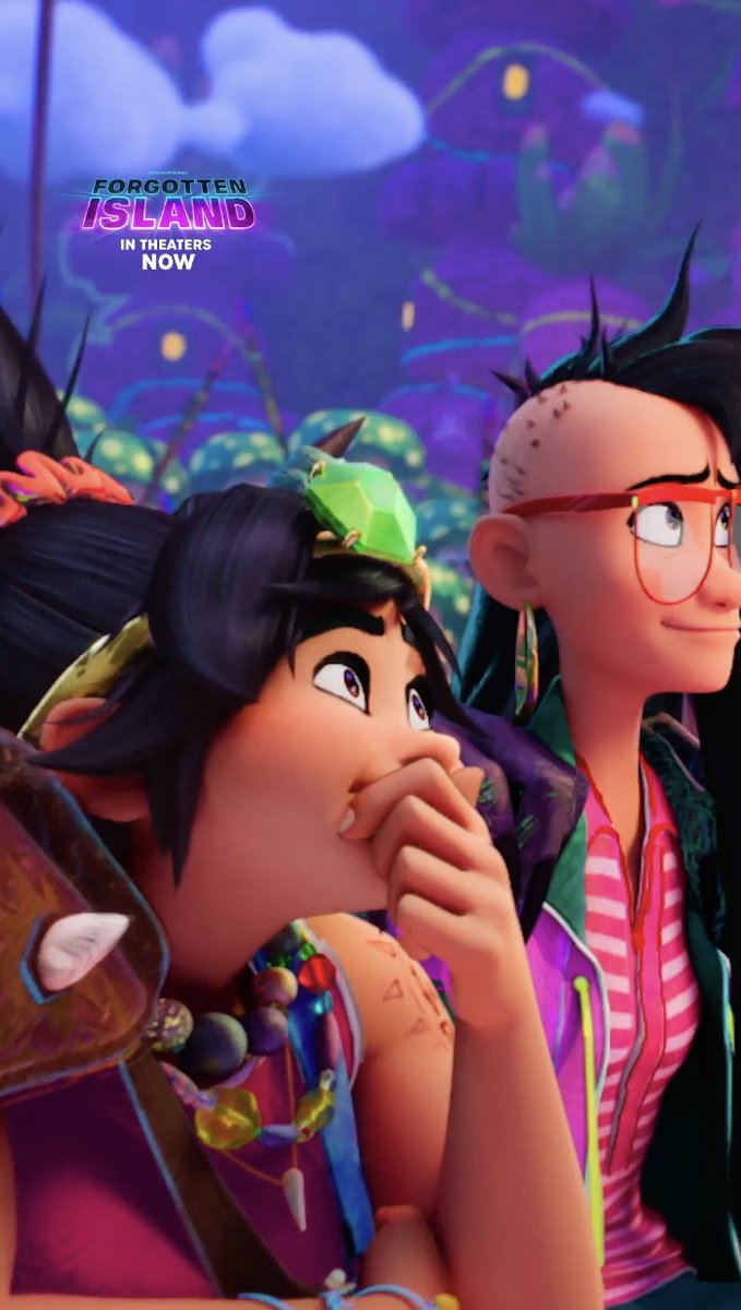 You’re gonna wanna hear this 💫 Forgotten Island is NOW PLAYING only in theaters - get tickets now: