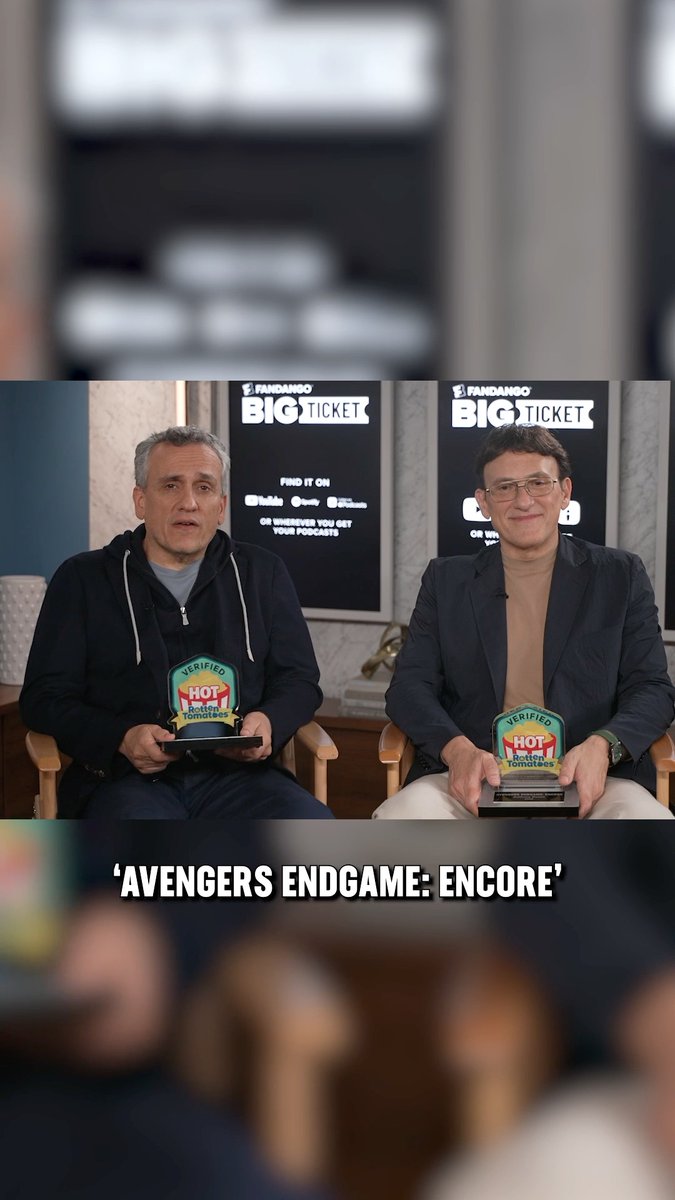 Avengers Assemble! The Russo Brothers thank fans for making 'Avengers Endgame: Encore' Verified Hot at 97% on the Popcornmeter.