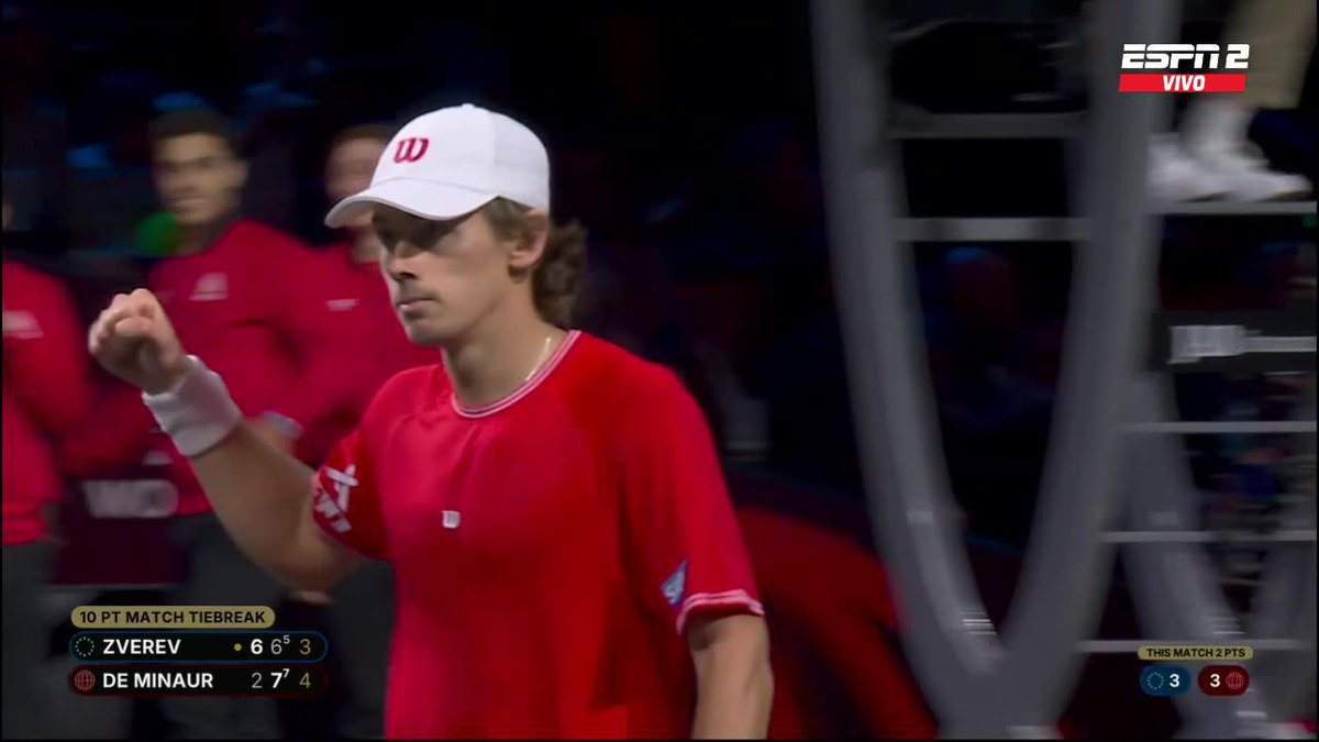 ¡NOOOO QUÉ PUNTAZO JUGARON ZVEREV Y DE MIÑAUR! 😱 📺 Mirá la #LaverCup por ESPN en el Plan Premium de #DisneyPlus.