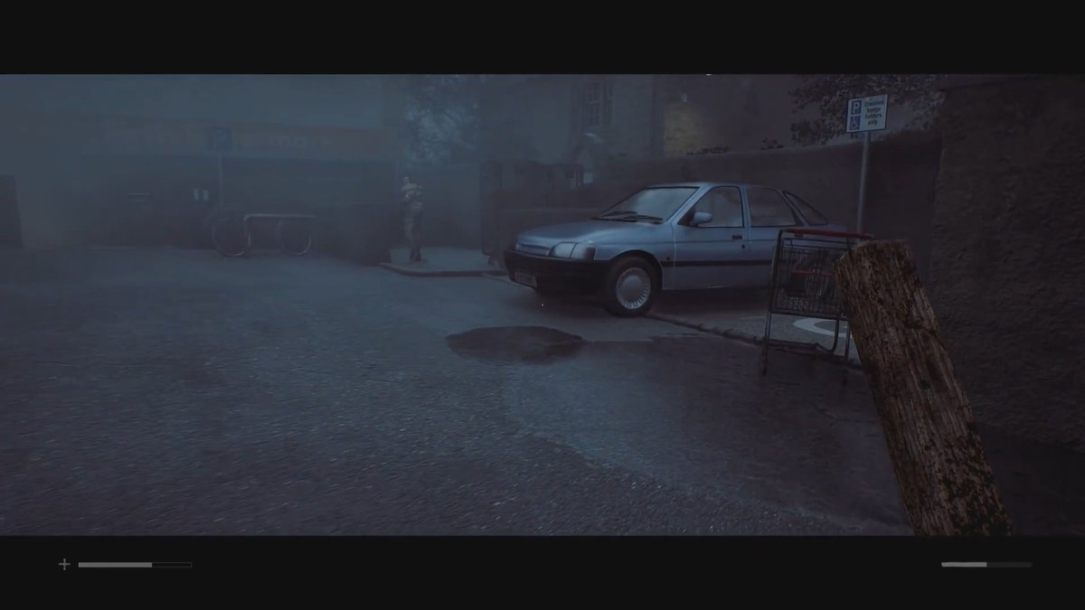 Use your CRTV to avoid dangerous encounters in Silent Hill: Townfall, out now on PS5.
