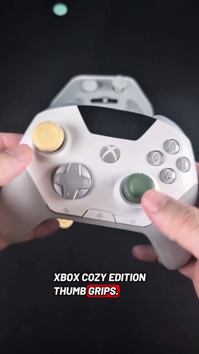 Sometimes you have to let fate decide what Thumb Grips to use 🙂‍↕️ #controller #thumbgrips