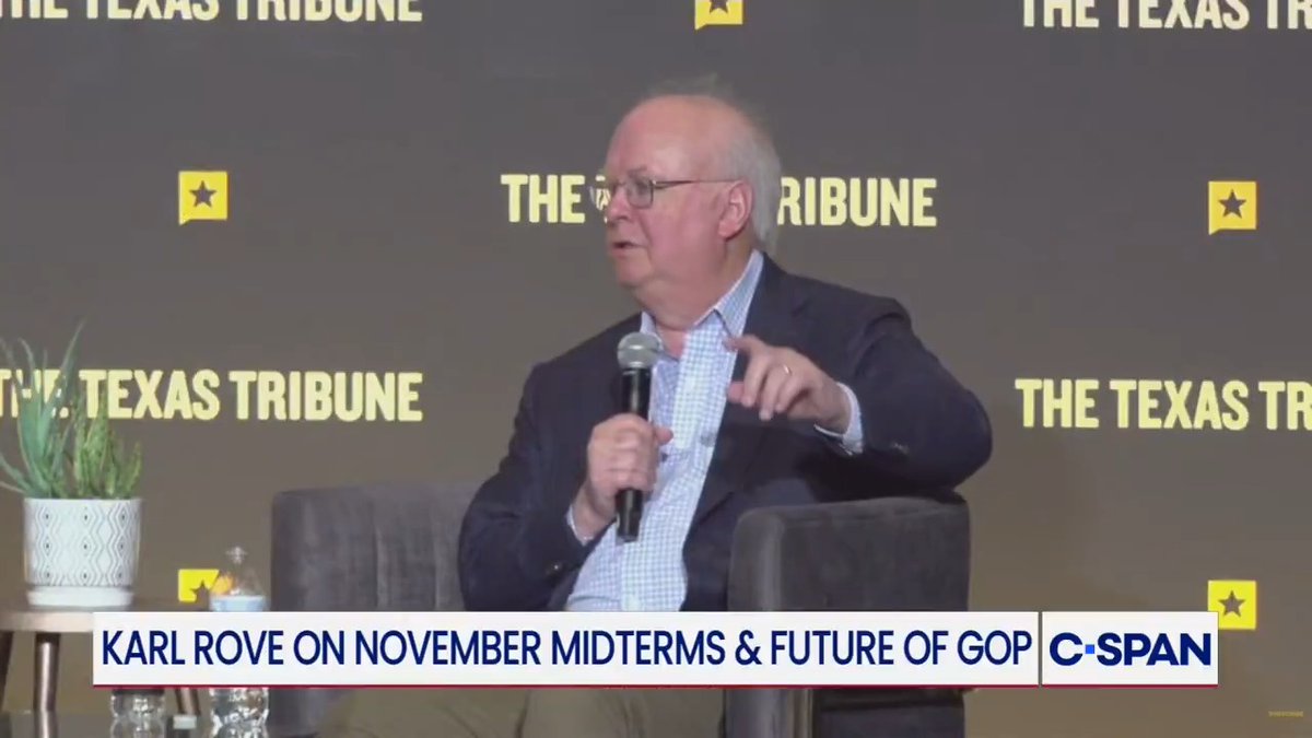.Karl Rove says U.S. Sen. candidate Ken Paxton (R-TX) should debate opponent James Talarico (D-TX): "If he doesn't, he's missing an opportunity to turn things around for him."