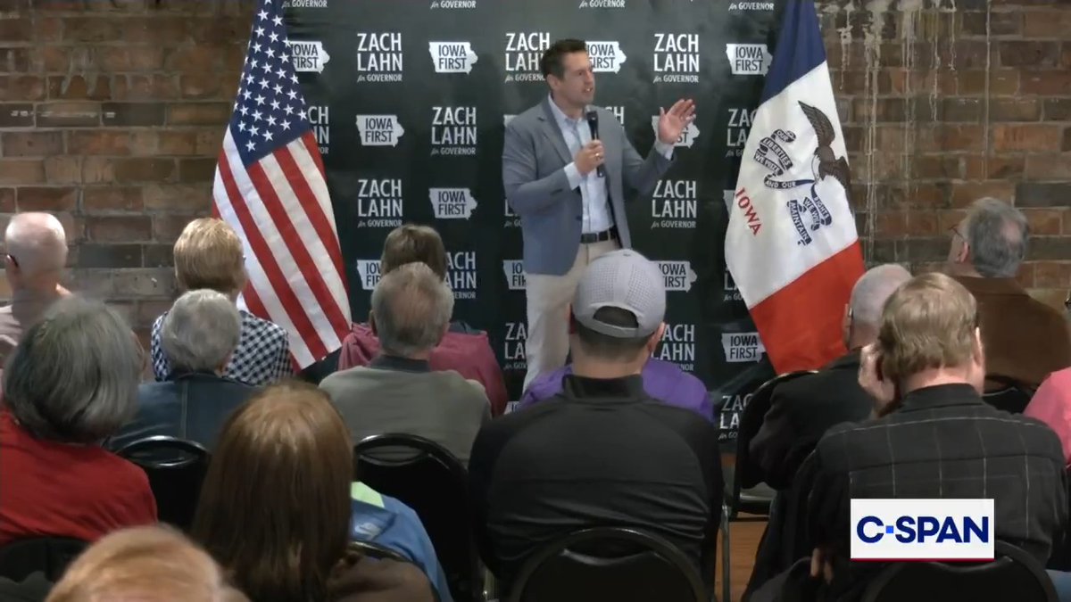 Gov. candidate Zach Lahn (R-IA) says Rob Sand (D-IA) has been running a negative campaign based on a "lie" about where Lahn lives and calls it "theater" and "putting on a costume," which he says is not a surprise because Sand "used to be a male model."