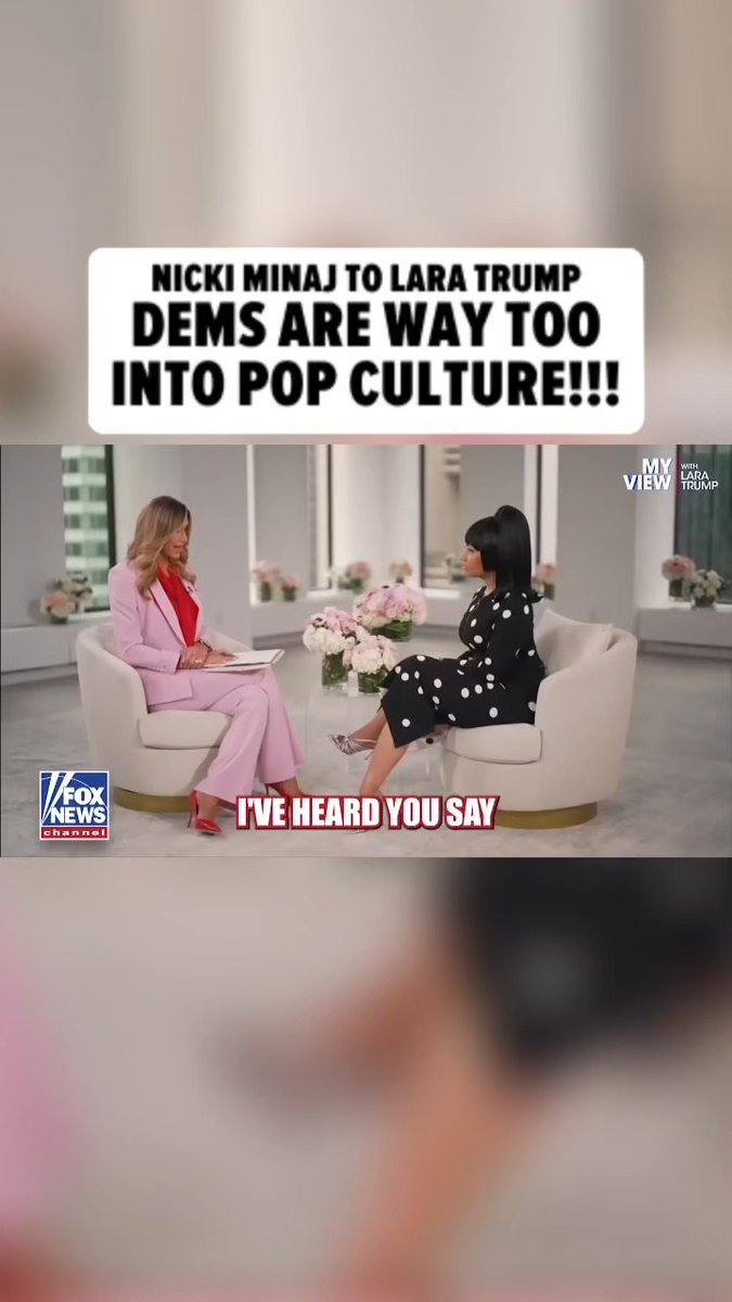 Nicki Minaj says she's tired of Democrats mixing politics and pop culture ... and is calling the political party "petty and childish." 🎥 Fox News