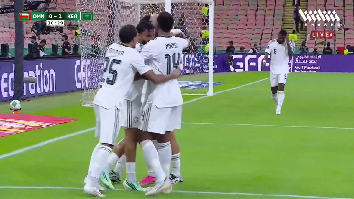 فيديو هدف الأخضر السعودي فراس البريكان يسجل هدف جميل برأسية في مرمى عمان 🇸🇦✅