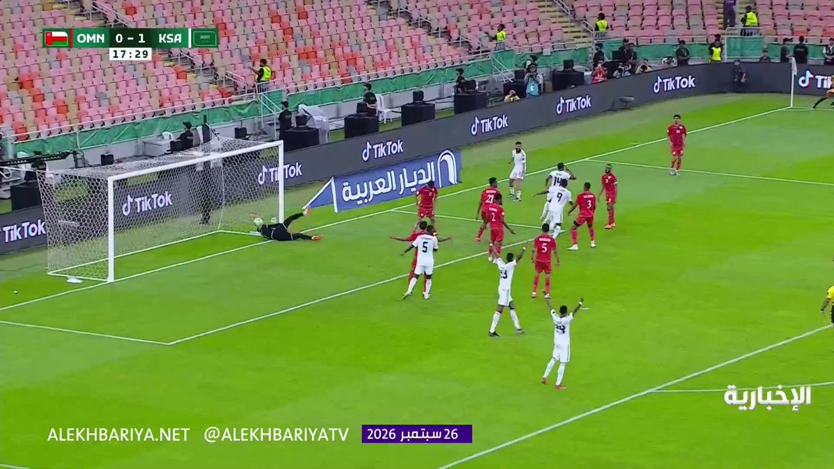 عاجل: هدف منتخبنا الوطني الثاني ضد عمان عن طريق حسن كادش . 🇸🇦