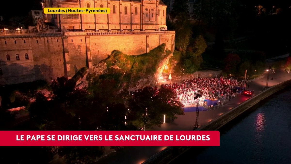 🔴 DIRECT. Le pape Léon XIV est entré dans la grotte de Massabielle, au sanctuaire de Lourdes, pour un temps de prière. #EditionSpéciale #Canal16