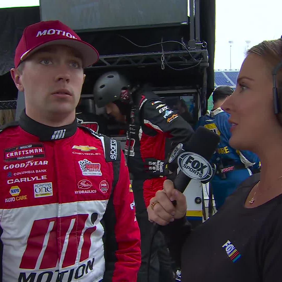 A nice recovery in the works for Christian Eckes and the No. 91 crew!