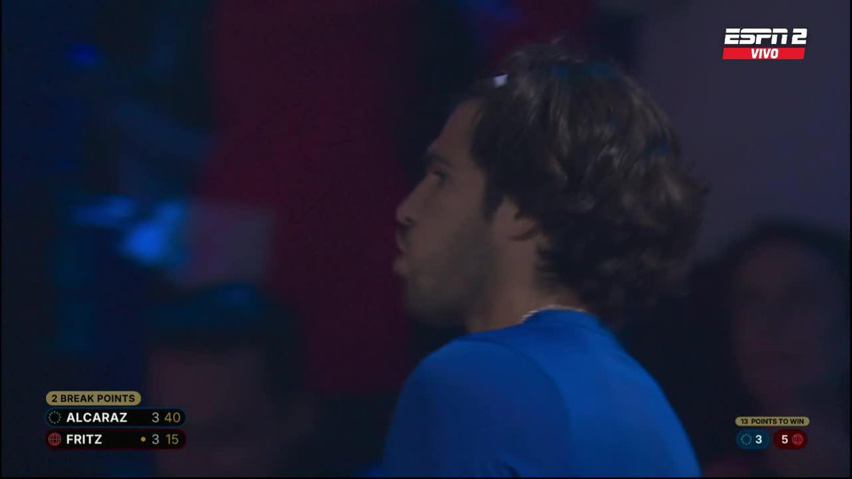 ¡POR FAVOR LO QUE HIZO ALCARAZ! 🤯🔝 📺 Mirá la #LaverCup por ESPN en el Plan Premium de #DisneyPlus.