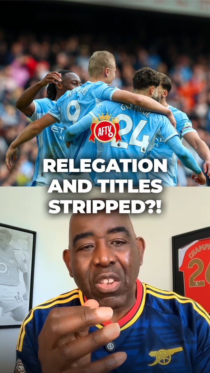 Should Man City be RELEGATED and stripped of their titles?! 👀 #AFTVLive