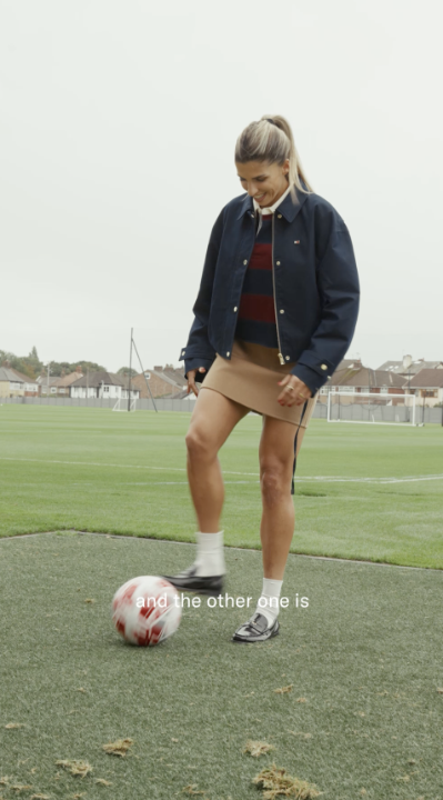 get to know Natalia Ramos beyond the pitch. the Liverpool FC Women midfielder shares her personal style and the Tommy Hilfiger look she's wearing for matchday. Liverpool FC x Tommy Hilfiger