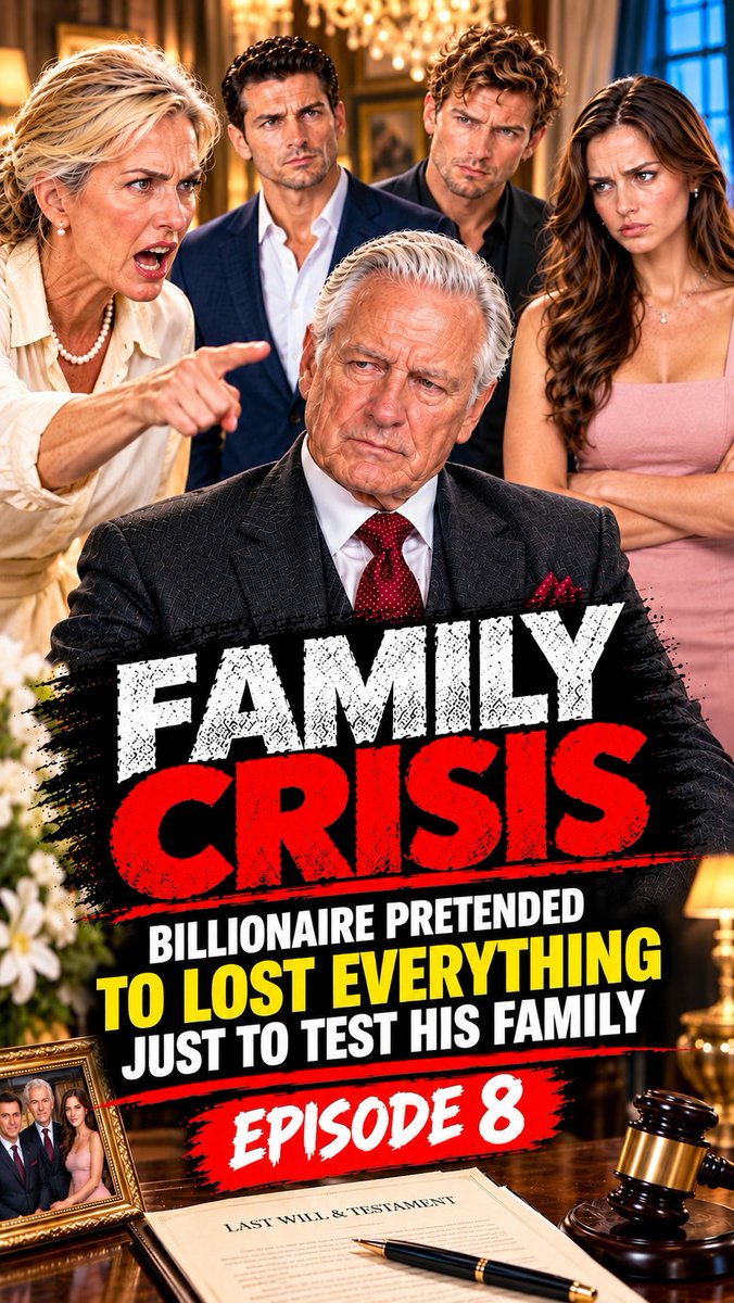 BILLIONAIRE PRETENDED TO LOST EVERYTHING JUST TO TEST HIS FAMILY..... FAMILY CRISIS EPISODE 8