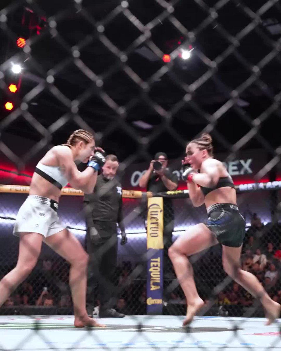 She is BACK! Yazmin Jauregui getting #UFCVegas121 started with a RD 1 KO! [ LIVE NOW on @ParamountPlus ]