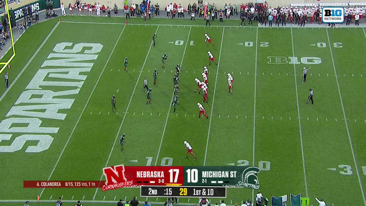 First career catch. First career TD. 🫡 Vincent Genatone 📺: Big Ten Network